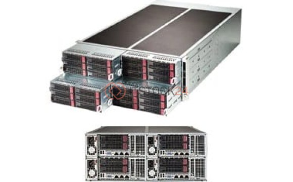 Supermicro 4U RM BB BLACK XEON-DP 1600MHZ 8X SATA FAT TWIN 3YR FULL WARRANTY [SYS-F627R3-RTB+-EW2]