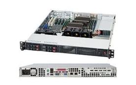 Supermicro 111TQ-600CB 1U RACKMOUNT 4BAY BLACK 441W 3XFAN I/O REAR WINDOW [CSE-111TQ-600CB]