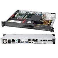 Supermicro SC512-200B Chassis - 1U - Rack-mountable - 2 Bays - 200W - Black [CSE-512-200B]