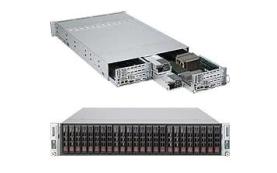 Supermicro 2U RM BB BLK C32 1600MHZ 24BAY 1280W RPS CSE-217HD-R1K28BP H8DCT [AS -2122TC-DL6RF4]