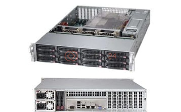 Supermicro 2U Xeon E5-2600 Dual R S2011 12X3.5 SAS SATA RTL [SSG-6027R-E1R12T]