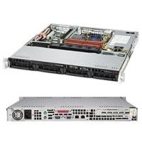Supermicro SC813MFT-300CB Chassis - Rack-mountable - Black [CSE-813MFT-300CB]