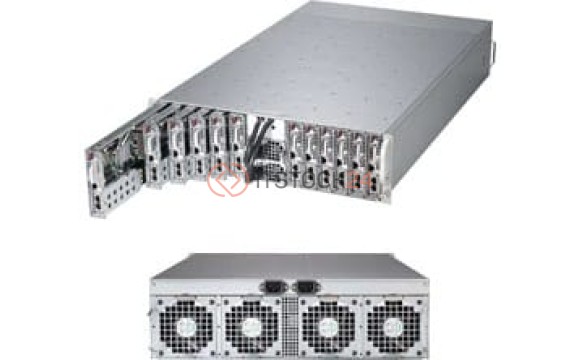 Supermicro 3U RM BB BLACK AM3+ 1600MHZ 2X SATA II 1620W RPS MICROCLOUD SYSTEM [AS -3012MA-H12TRF]