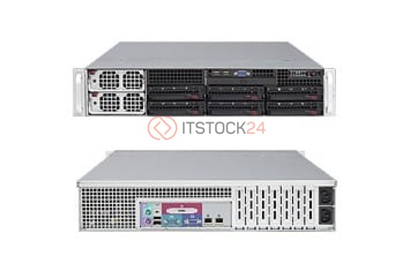 Supermicro BBNS 2U Quad 7300/7200-192GB 6x SAS 1200W R Black [SYS-8025C-3RB]
