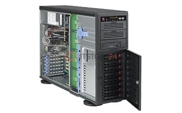 Supermicro SC743TQ-865B Chassis - Rack-mountable - Black [CSE-743TQ-865B]