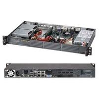 Supermicro Cse-504-203B Mini 1U 9.8 Depth 200W 80+ 1X3.5 inch [CSE-504-203B]