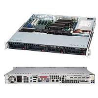 Supermicro Cse-813MTQ-600CB 1U Black 600W 4XSAS SATA 4XPWM Fan ATX Retail [CSE-813MTQ-600CB]
