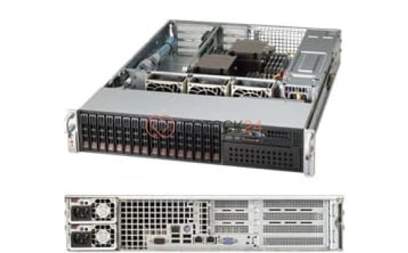 Supermicro SuperServer 2027R-WRF Barebone System - 2U Rack-mountable - Intel C602 Chip[SYS-2027R-WR