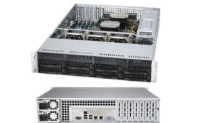 Supermicro 2U RM BB Black Xeon-DP 1600MHZ 8-Bay 740W RPS X9DRH-7TF [SYS-6027R-72RFT]