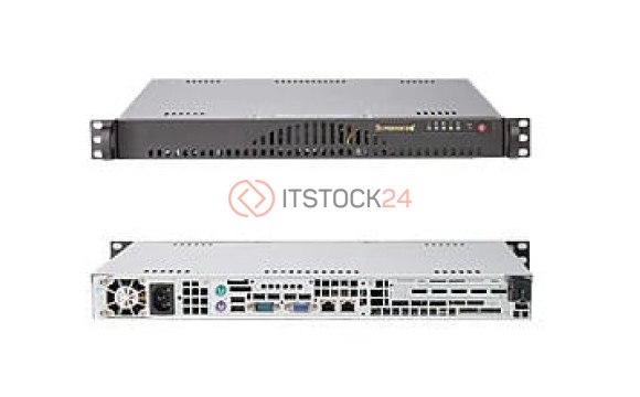 Supermicro SC512L-260-LCD Chassis - Rack-mountable - Beige [CSE-512L-260-LCD]