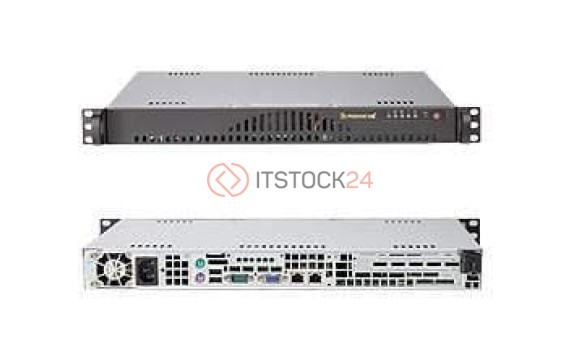 Supermicro SC512L ATX Black Mini 1U RM Chassis 200W ATX12V 0 [CSE-512L-200B]