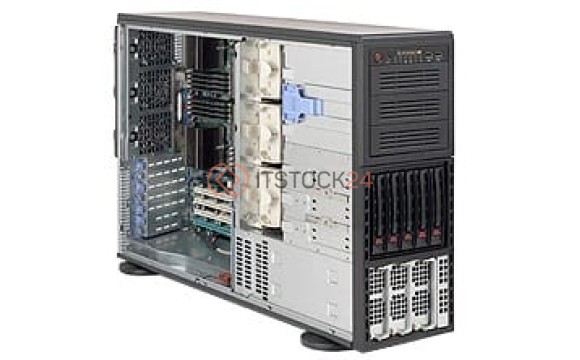 Supermicro SC748TQ-R1200B Chassis - Rack-mountable, Tower - Black [CSE-748TQ-R1200B]