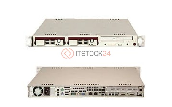 Supermicro SC811T-260 Chassis - Rack-mountable - Black [CSE-811T-260B]