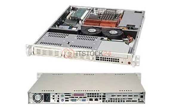 Supermicro SC811i-280B Chassis - Rack-mountable - Black [CSE-811I-280B]