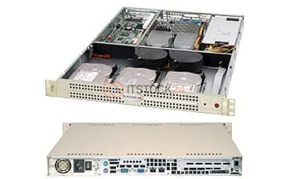Supermicro SC812L Chassis - Rack-mountable - Beige [CSE-812L-420C]