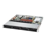 Supermicro SC813MT-410C Chassis - Rack-mountable - Black [CSE-813MT-410CB]