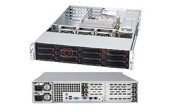 Supermicro SC826TQ-R800UB Chassis - Rack-mountable - Black [CSE-826TQ-R800UB]