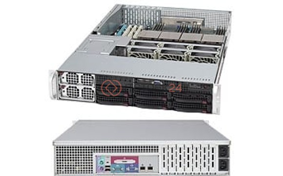 Supermicro SC828TQ-R1000LPB Chassis - Rack-mountable - Black [CSE-828TQ-R1000LPB]