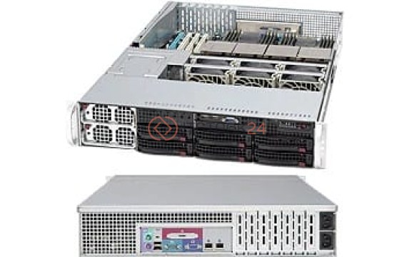 Supermicro SC828TQ-R1200LPB Chassis - Rack-mountable - Black [CSE-828TQ-R1200LPB]