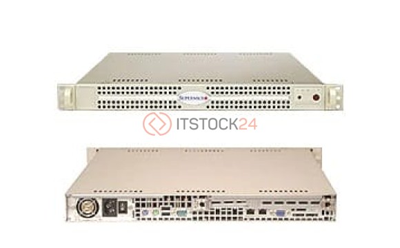 Supermicro SC812L-350 Chassis - Rack-mountable - Black [CSE-812L-350B]