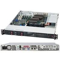 Supermicro SuperChassis 111LT-360CB System Cabinet - Rack-mountable - Black - 1U - 4[CSE-111LT-360C