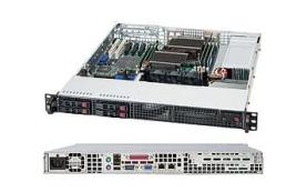 Supermicro SuperChassis 111LT-360CB System Cabinet - Rack-mountable - Black - 1U - 4[CSE-111LT-360C