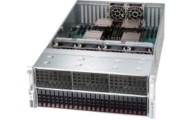 Supermicro SuperChassis 418E16-R1K62B - Rack-mountable - Black - 4U - 25 x Bay - 6[CSE-418E16-R1K62