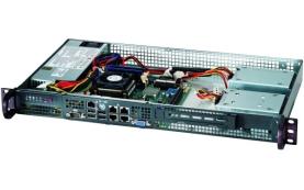 Supermicro SuperChassis 505-203B (Black) - Rack-mountable - Black - 1U - 1 x Bay - 1 x [CSE-505-203