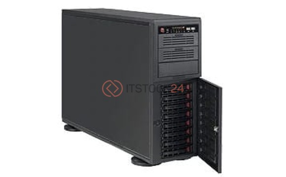 Supermicro SuperChassis 743TQ-1200B-SQ - Rack-mountable - Black - 4U - 11 x Bay -[CSE-743TQ-1200B-S