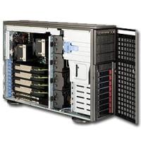 Supermicro SuperChassis 747TQ-R1620B System Cabinet - Rack-mountable, Tower - Dark [CSE-747TQ-R1620