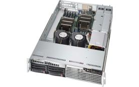 Supermicro SuperChassis 813LT-R500CB - Rack-mountable - Black - 1U - 2 x Bay - 2 x [CSE-813LT-R500C