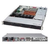 Supermicro SuperChassis 815TQ-R500CB System Cabinet - Rack-mountable - Black - 1U -[CSE-815TQ-R500C
