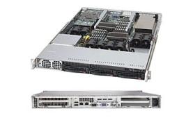 Supermicro SuperChassis 818G-1400B Rackmount Enclosure - Rack-mountable - Black -1U[CSE-818G-1400B]