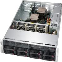 Supermicro SuperChassis 825TQ-R740WB (Black) - Rack-mountable - Black - 2U - 10 x B[CSE-825TQ-R740W