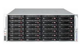 Supermicro EATX 4U 7X LOW PROFILE (LP) IO 36X HARD DISK DRIVE (HDD) SAS2 E26 EXP[CSE-847E26-R1400LP