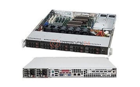 Supermicro SuperChassis Rack-mount Enclosure - Rack-mountable - Black - 1U - 10 x B[CSE-116TQ-R700C Supermicro SuperChassis Rack-mount Enclosure - Rack-mountable - Black - 1U - 10 x B[CSE-116TQ-R700C