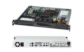 Supermicro SuperChassis Rackmount Enclosure - Rack-mountable - Black - 1U - 2 x Bay - [CSE-512F-410