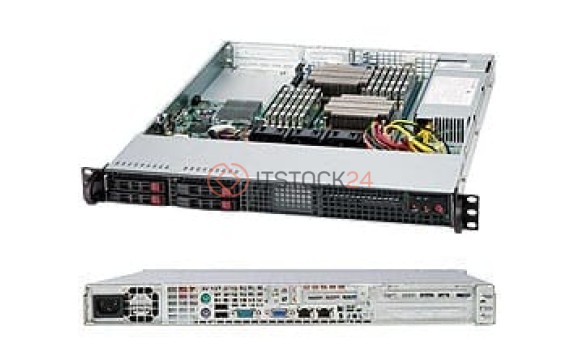 Supermicro SuperChassis SC111LT-330UB System Cabinet - Rack-mountable - Black - 1U -[CSE-111LT-330U Supermicro SuperChassis SC111LT-330UB System Cabinet - Rack-mountable - Black - 1U -[CSE-111LT-330U