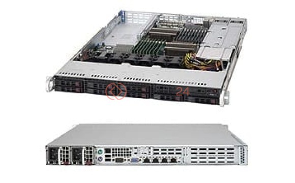 Supermicro SuperChassis SC119TQ-R700UB Rackmount Enclosure - Rack-mountable - Black[CSE-119TQ-R700U