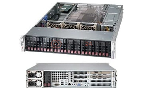 Supermicro SuperChassis SC216BA-R1K28WB System Cabinet - Rack-mountable - Black - [CSE-216BA-R1K28W