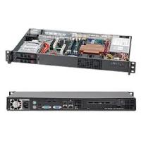 Supermicro SuperChassis SC510T-203B System Cabinet - Rack-mountable - Black - 1U - 2 x[CSE-510T-203 Supermicro SuperChassis SC510T-203B System Cabinet - Rack-mountable - Black - 1U - 2 x[CSE-510T-203