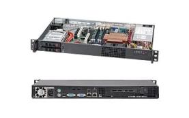 Supermicro SuperChassis SC510T-203B System Cabinet - Rack-mountable - Black - 1U - 2 x[CSE-510T-203 Supermicro SuperChassis SC510T-203B System Cabinet - Rack-mountable - Black - 1U - 2 x[CSE-510T-203