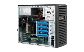 Supermicro SuperChassis SC731D-300B Chassis - Mini-tower - 7 Bays - 300W - Black [CSE-731D-300B]
