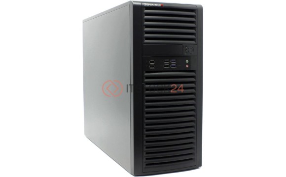 Supermicro SuperChassis SC732D4F-903B System Cabinet - Mid-tower - Black - 8 x Bay -[CSE-732D4F-903