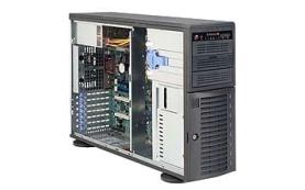 Supermicro SC743S1-650 Chassis - Rack-mountable, Tower - Black [CSE-743S1-650B]