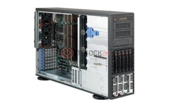 Supermicro SuperChassis SC748TQ-R1400B Chassis - Rack-mountable, Tower - Black [CSE-748TQ-R1400B]