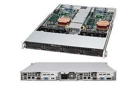 Supermicro SuperChassis SC808LT-780B System Cabinet - Rack-mountable - Black - 1U - 4[CSE-808LT-780