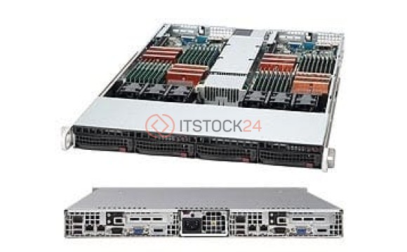 Supermicro SuperChassis SC808T-780B Rackmount Enclosure - 1U - Rack-mountable [CSE-808T-780B]