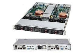 Supermicro SuperChassis SC809LT-780B System Cabinet - Rack-mountable - Black - 1U - 8[CSE-809LT-780