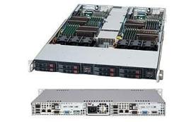 Supermicro SuperChassis SC809T-1200B Rackmount Enclosure - 1U - Rack-mountable - 8 Ba[CSE-809T-1200